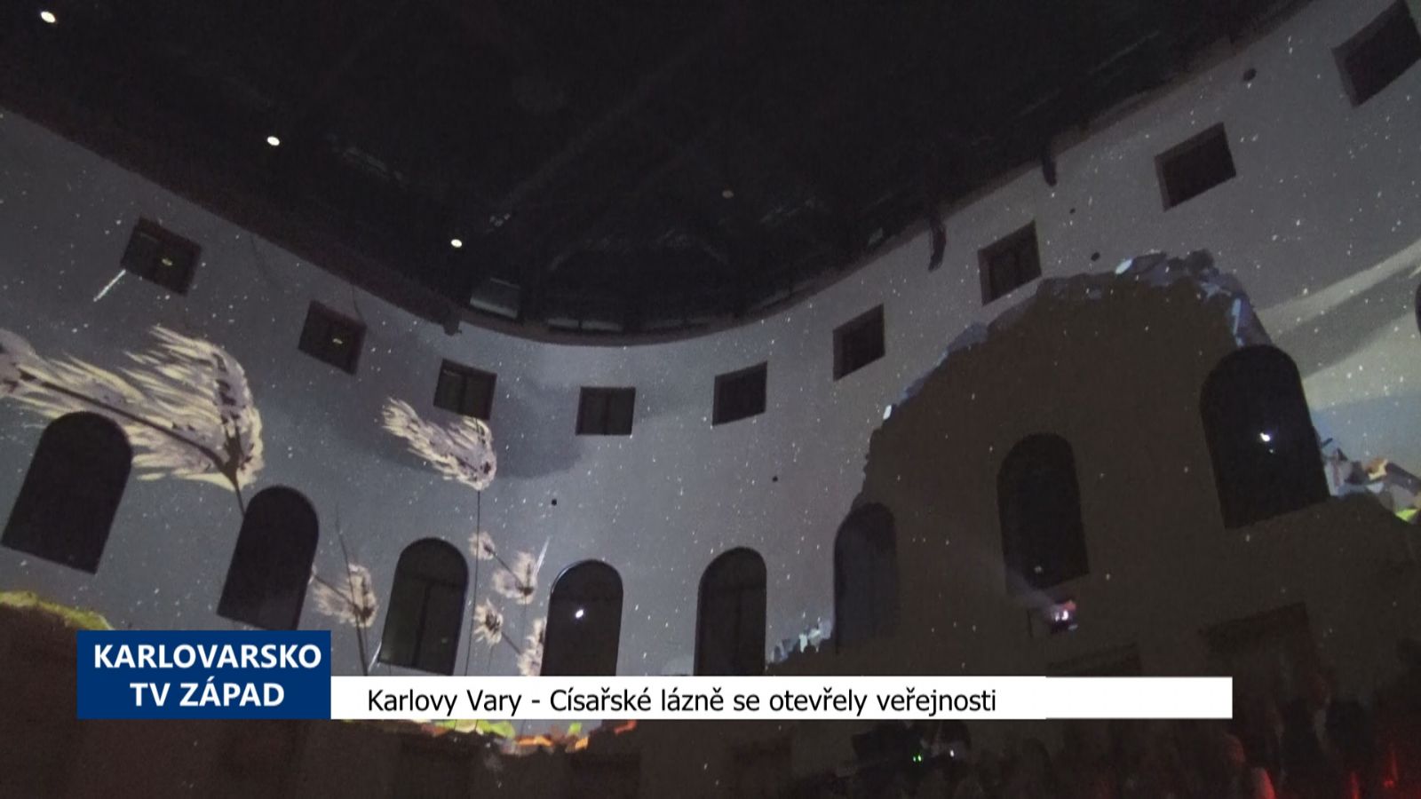 Karlovy Vary: Císařské lázně se otevřely veřejnosti (TV Západ)