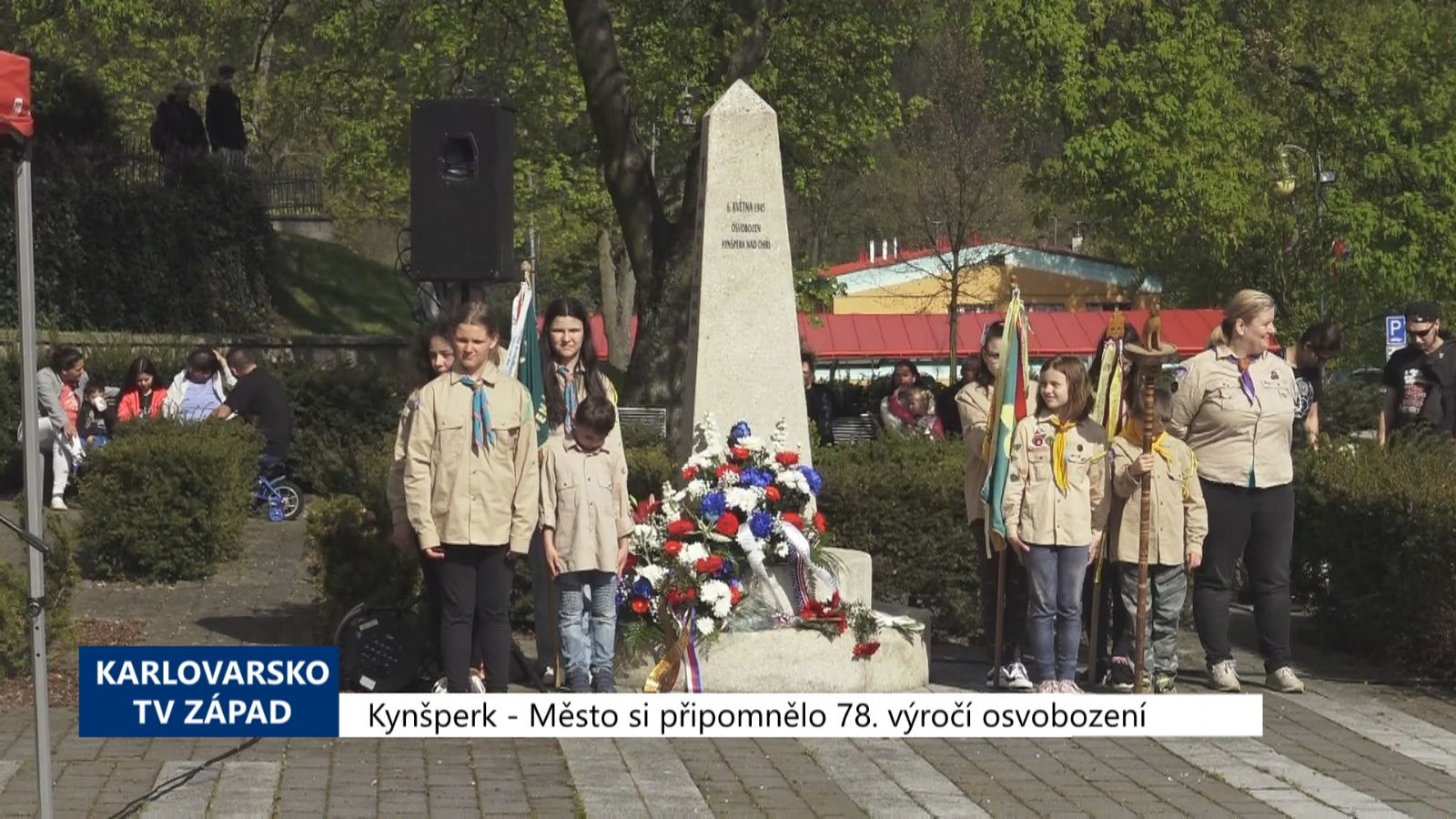 Kynšperk: Město si připomnělo 78. výročí osvobození (TV Západ)