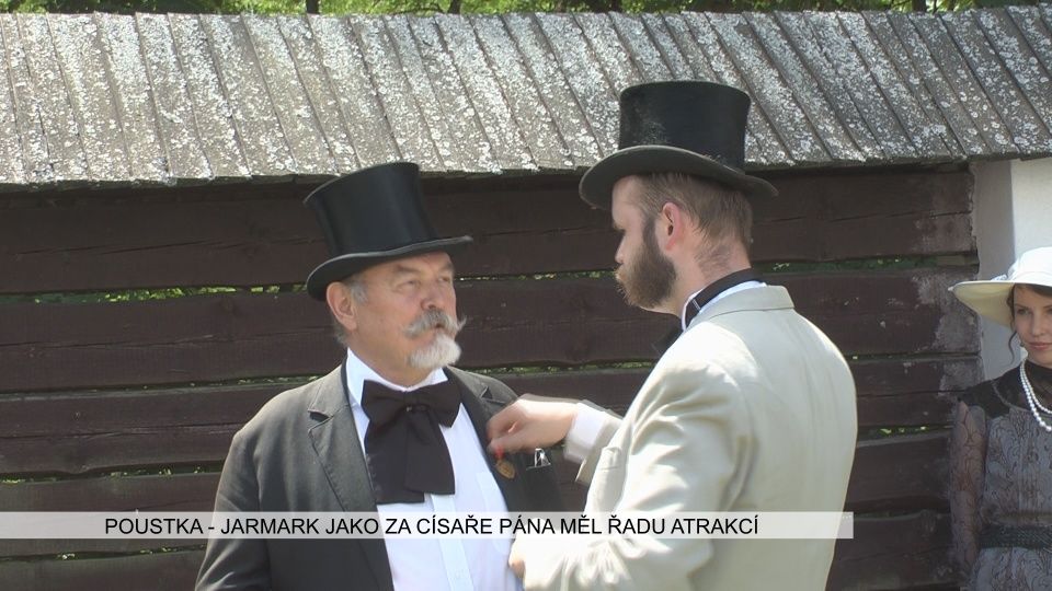 Poustka: Jarmark jako za císaře pána měl řadu atrakcí (TV Západ)