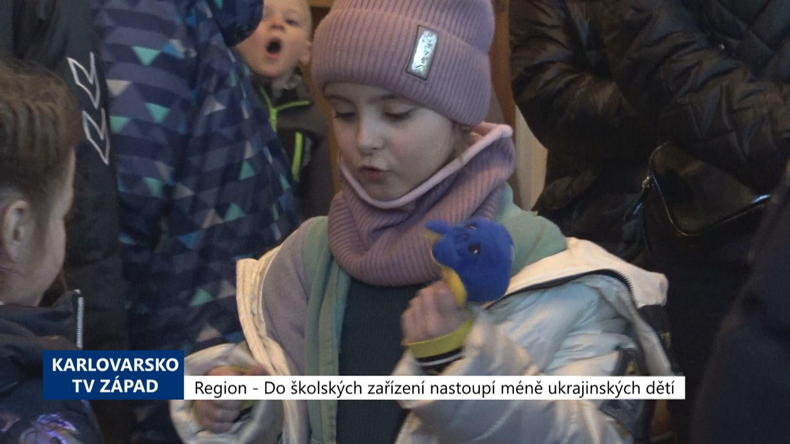 Region: Do školských zařízení nastoupí méně ukrajinských dětí (TV Západ)