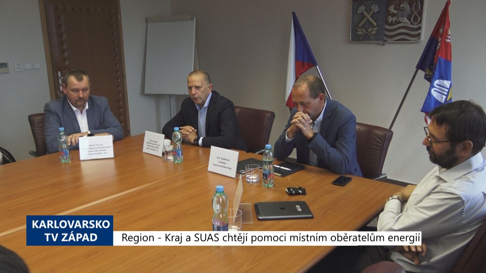 Region: Kraj a SUAS chtějí pomoci místním odběratelům energií (TV Západ)