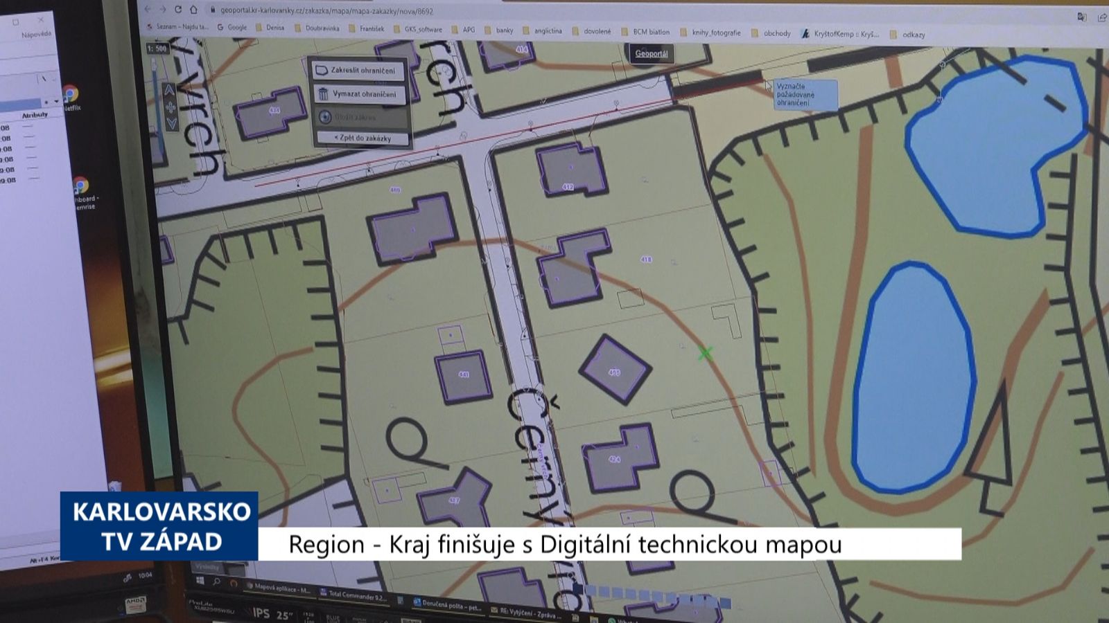 Region: Kraj finišuje s Digitální technickou mapou (TV Západ)