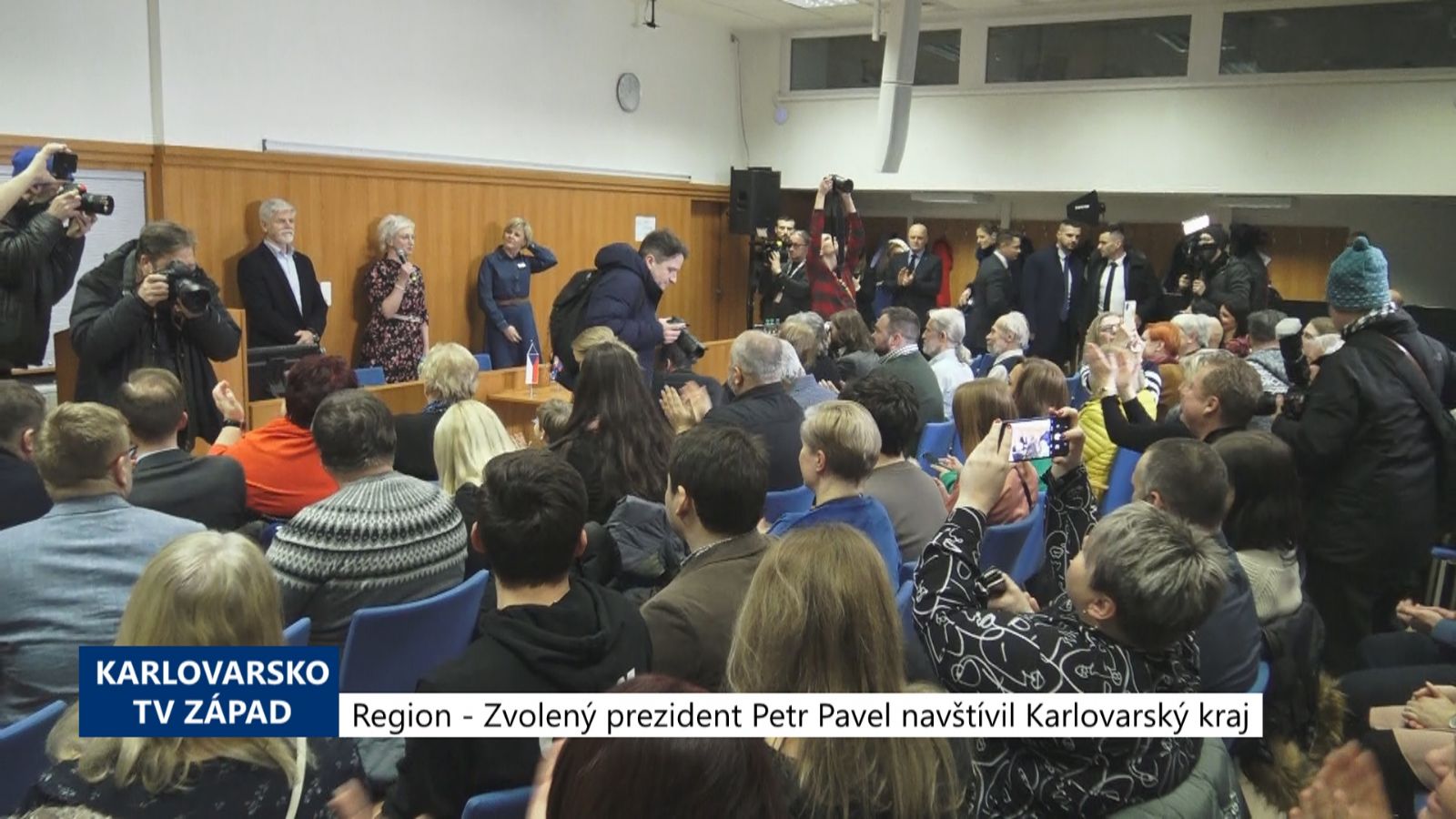 Region: Zvolený prezident Petr Pavel navštívil Karlovarský kraj (TV Západ)