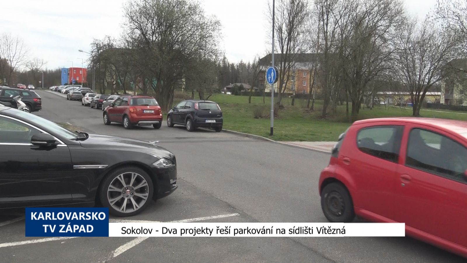 Sokolov: Dva projekty řeší parkování na sídlišti Vítězná (TV Západ)