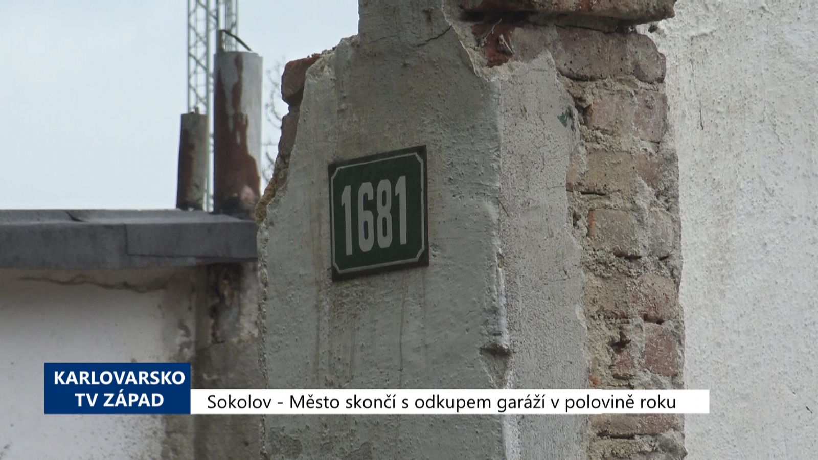 Sokolov: Město skončí s odkupem garáží v polovině roku (TV Západ) 