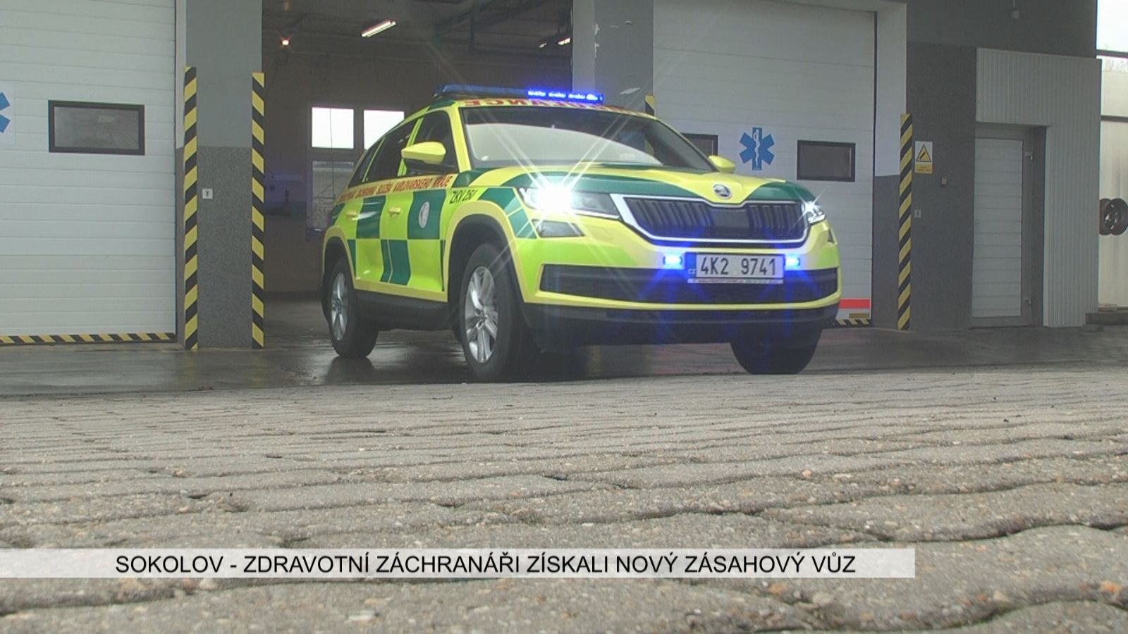 Sokolov: Zdravotní záchranáři získali nový zásahový vůz (TV Západ)