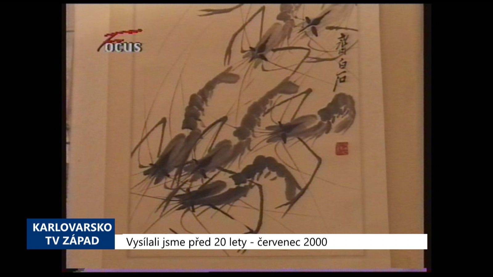 2000 – Cheb: Galerie Růžový kopeček představuje tradiční čínskou malbu (TV Západ)
