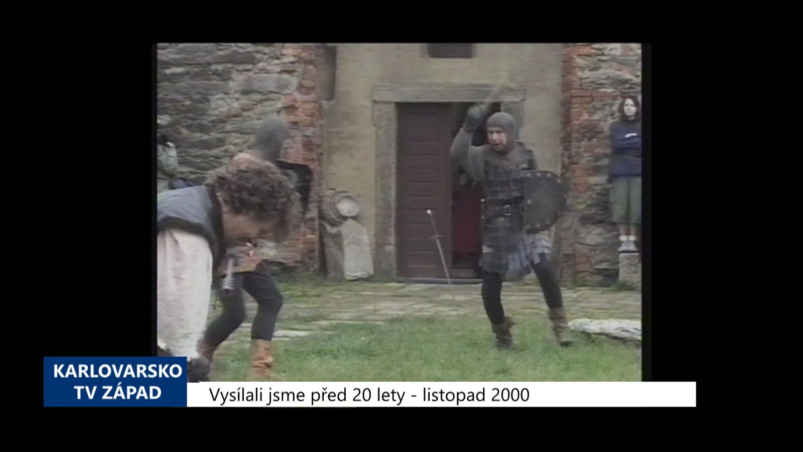 2000 – Cheb: Hrad letos navštívilo 23 tisíc turistů (TV Západ)