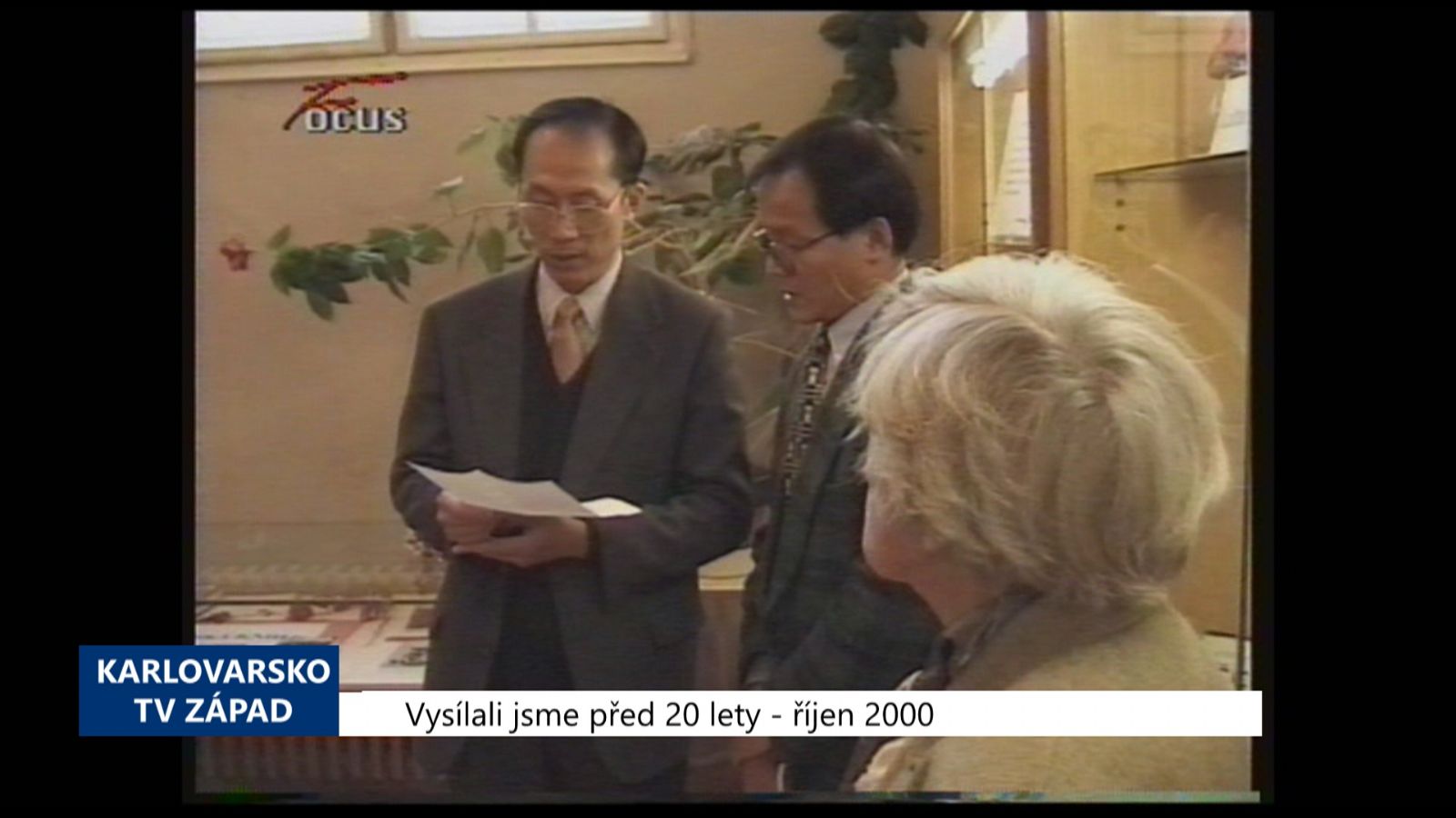 2000 – Cheb: Knihovna zve na netradiční výstavu (TV Západ)