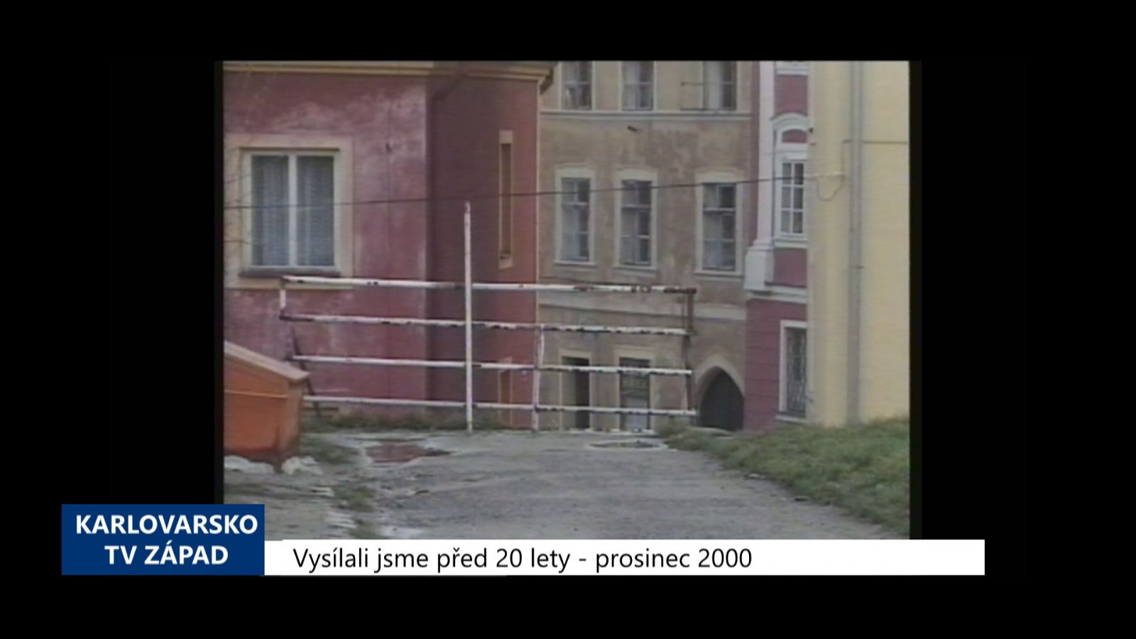 2000 – Cheb: Nová koncepce údržby historického jádra města (TV Západ)