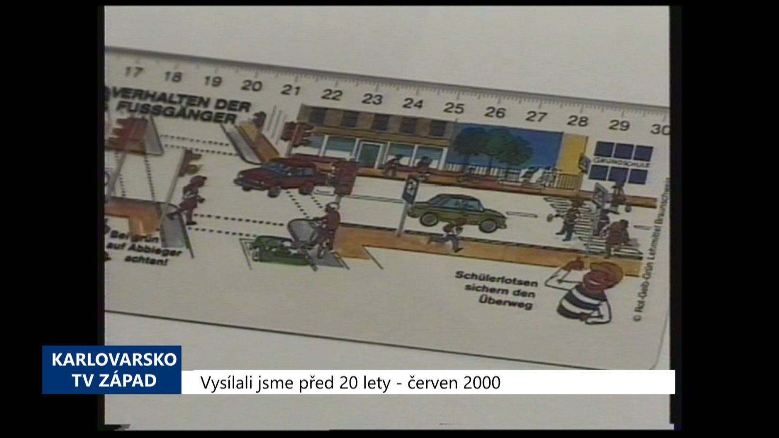 2000 – Cheb: Spolupráce s německými policisty má snížit kriminalitu (TV Západ)