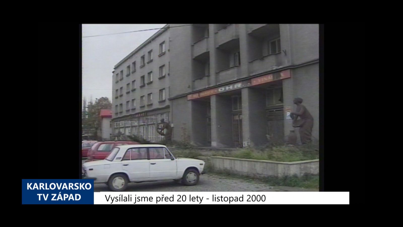 2000 – Sokolov: Město si vezme na přestavbu hotelu Ohře úvěr (TV Západ)