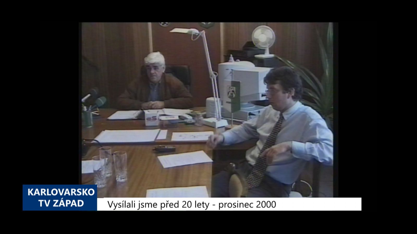 2000 – Sokolov: Rozpočet města 2001 bude vyrovnaný (TV Západ)