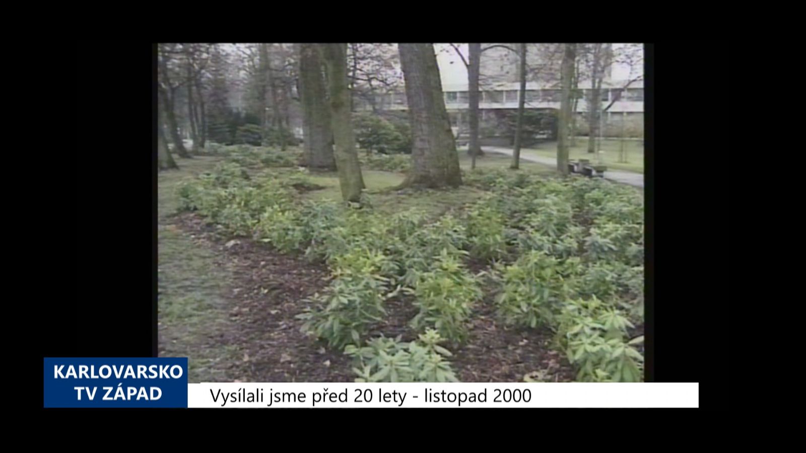 2000 – Sokolov: Zámecký park zkrášlily rododendrony (TV Západ)