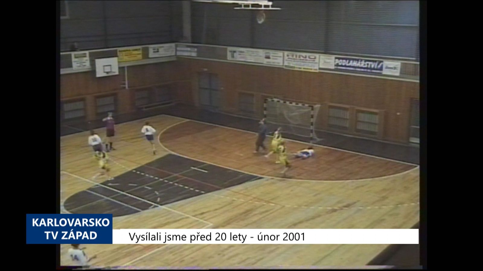 2001 – Cheb: Hráčky Casina vítězství proti Ostravě doslova utrpěly (TV Západ)