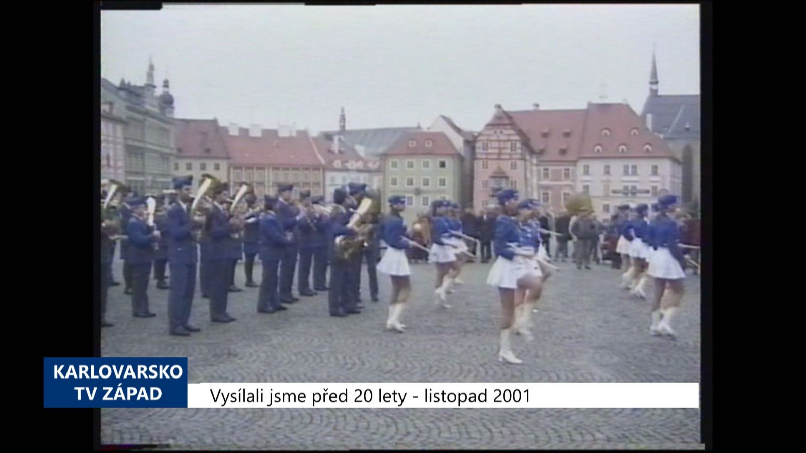 2001 – Cheb: Lidé si připomněli vznik Československa (TV Západ)