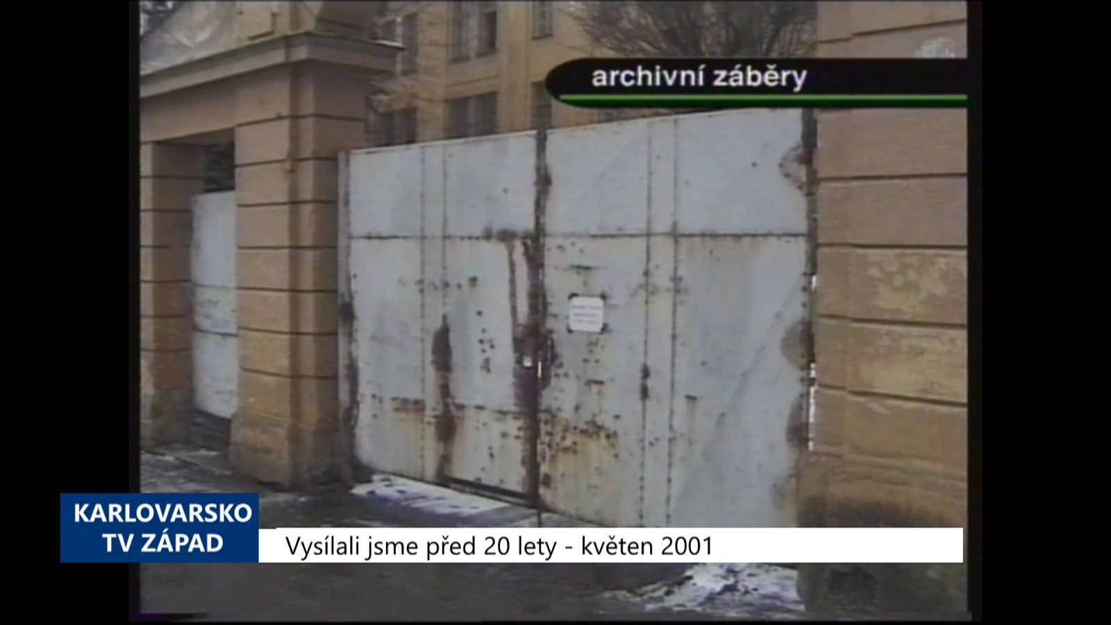 2001 – Cheb: Probíhají jednání ohledně kasáren Julia Fučíka (TV Západ)