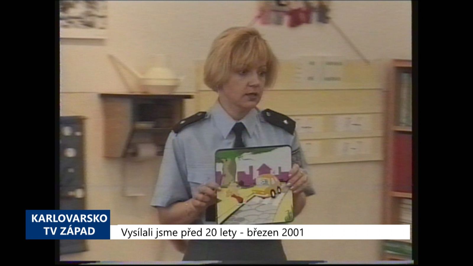 2001 – Sokolov: Policejní preventisté přednáší na školách (TV Západ)