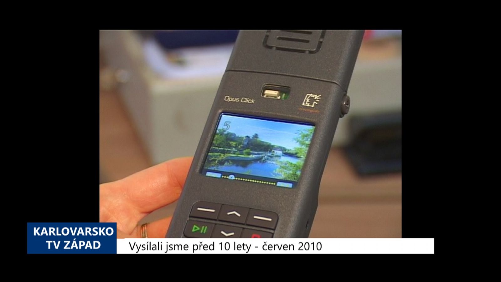2010 – Cheb: Audioprůvodce městem startuje (4068) (TV Západ)