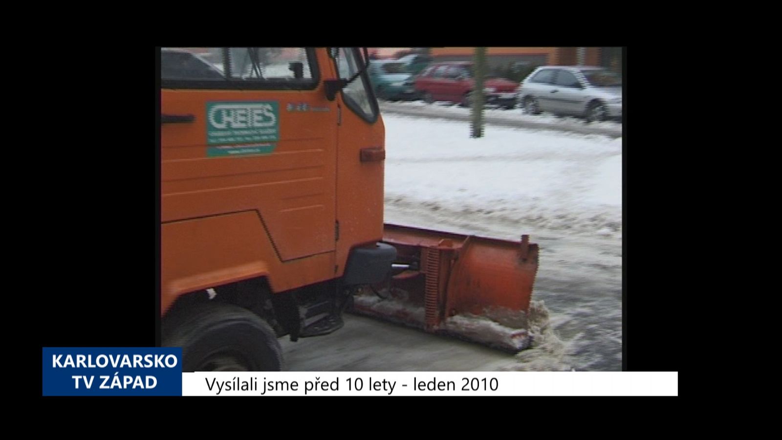 2010 – Cheb: Zimní údržba chodníků (3944) (TV Západ)