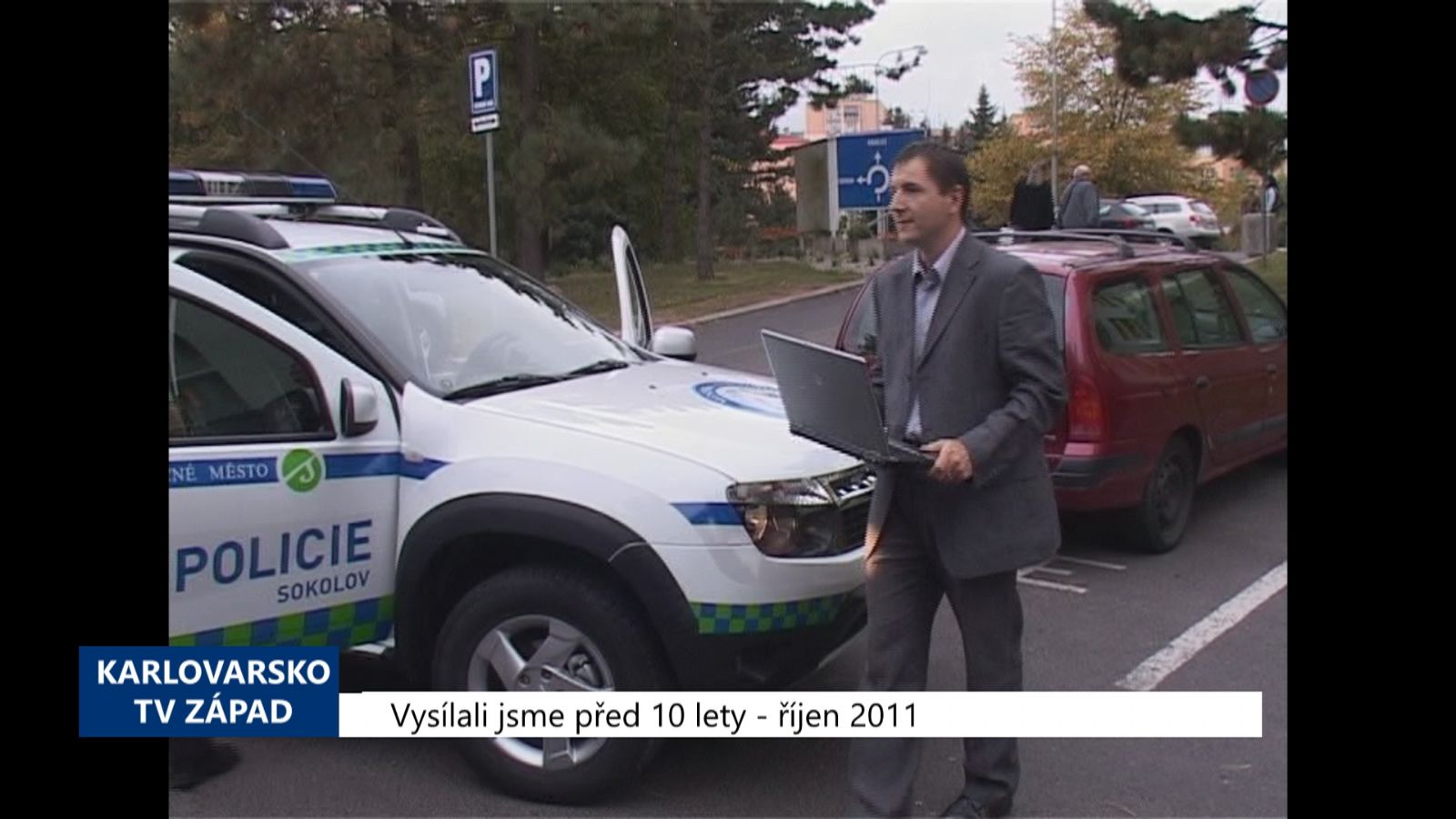 2011 – Sokolov: MP má vůz se třemi online kamerami (4503) (TV Západ)