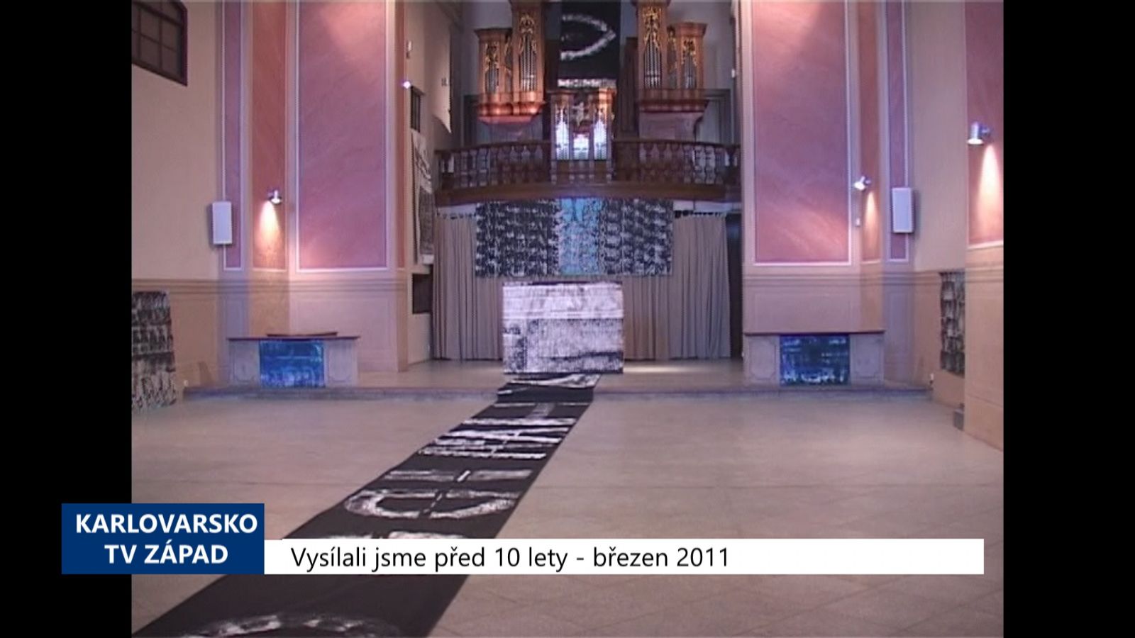 2011 – Sokolov: Vrstvy Jana Samce vystavují v kostele (4306) (TV Západ) 