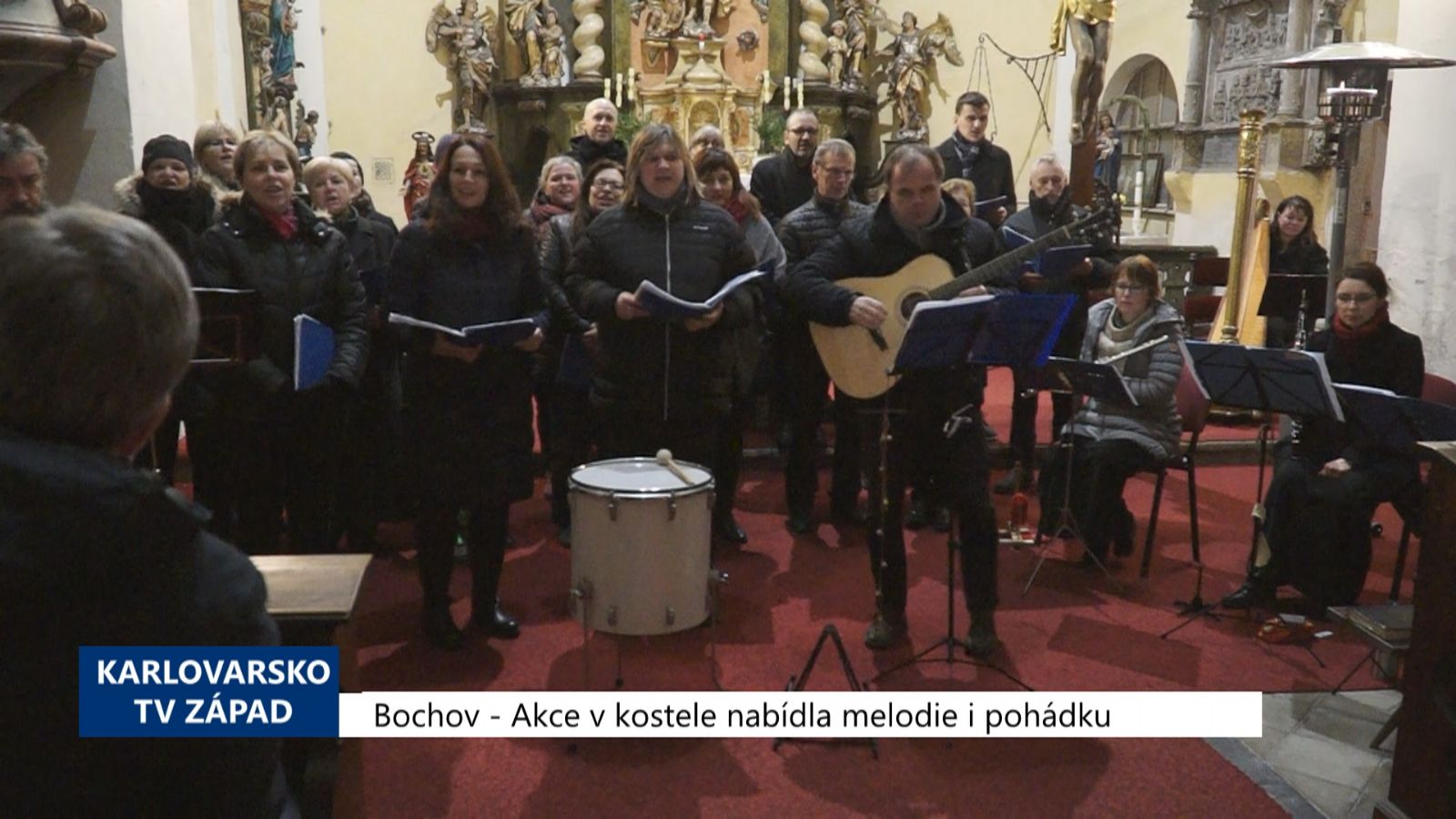 Bochov: Akce v kostele nabídla melodie i pohádku (TV Západ)