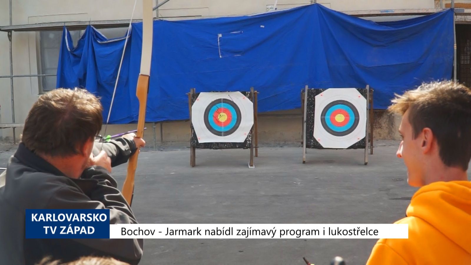 Bochov: Jarmark nabídl zajímavý program i lukostřelce (TV Západ)
