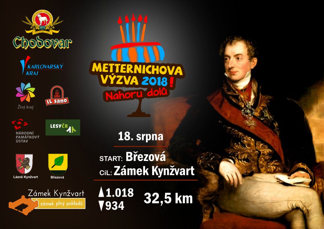 Březová, Kynžvart: V srpnu se koná již 5. ročník Metternichovy výzvy