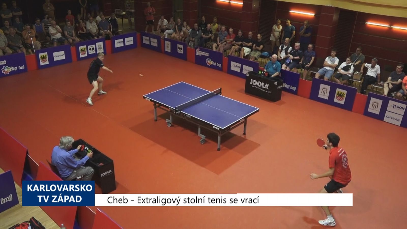 Cheb: Extraligový stolní tenis se vrací (TV Západ)