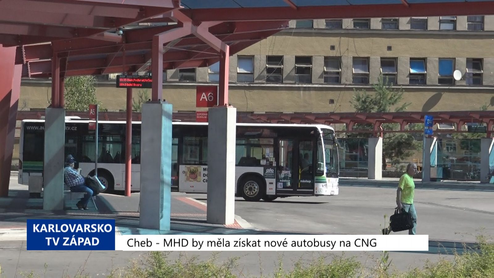 Cheb: MHD by měla získat nové autobusy na CNG (TV Západ)