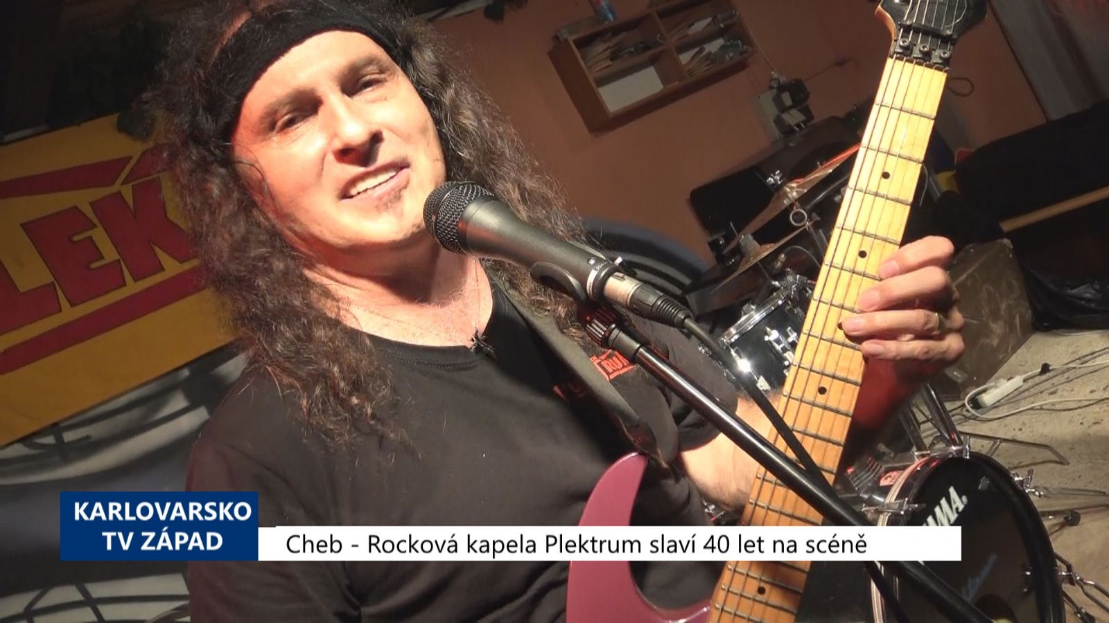 Cheb: Rocková kapela Plektrum slaví 40 let na scéně (TV Západ)
