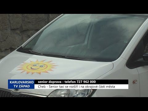 Cheb: Senior taxi se rozšíří i na okrajové části města (TV Západ)