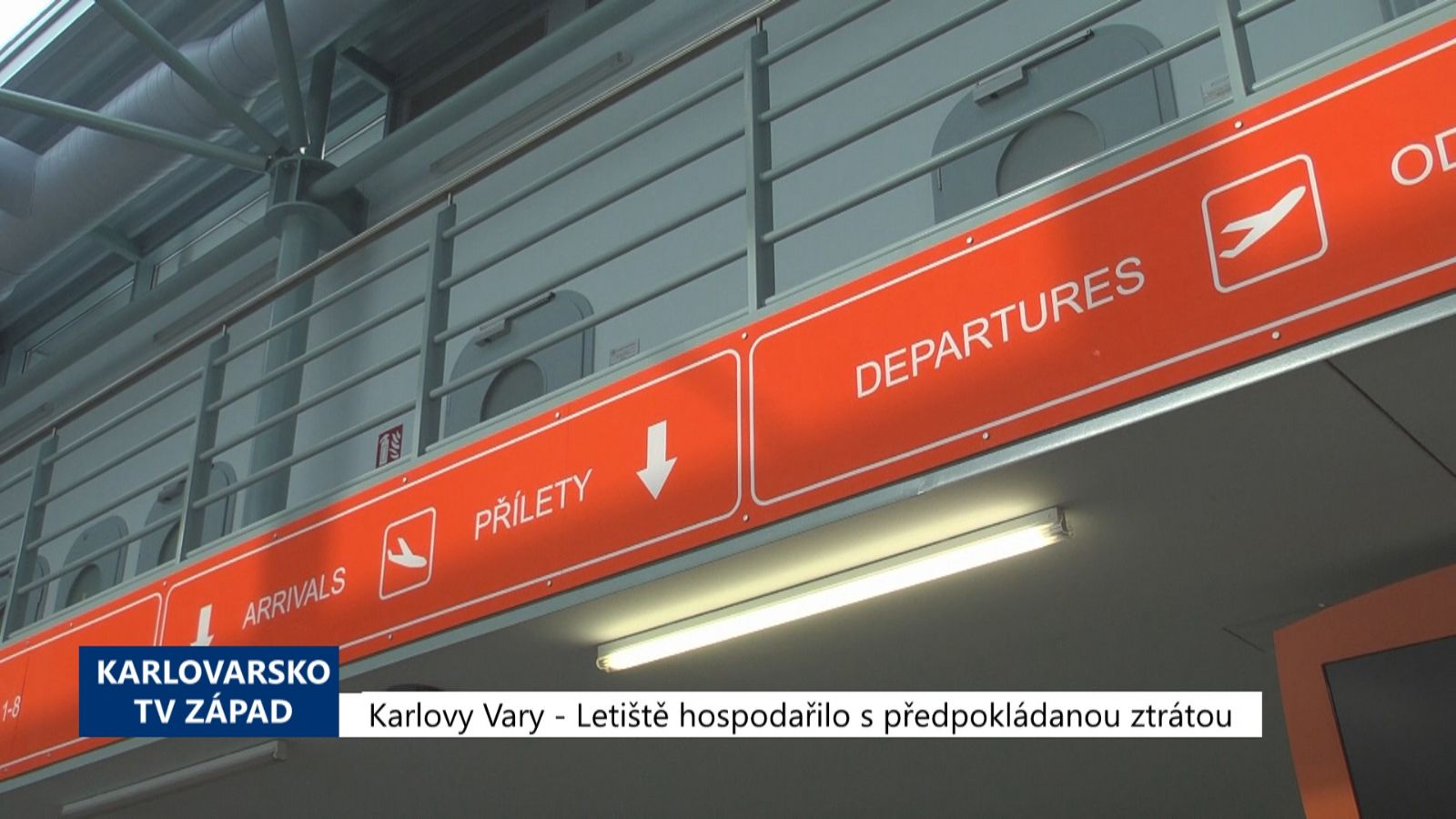 Karlovy Vary: Letiště hospodařilo s předpokládanou ztrátou (TV Západ)