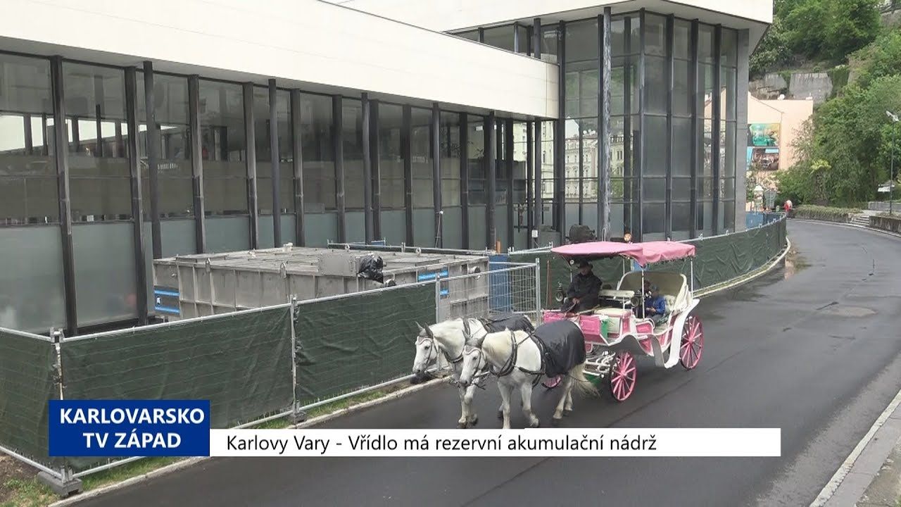 Karlovy Vary: Vřídlo má rezervní akumulační nádrž (TV Západ)