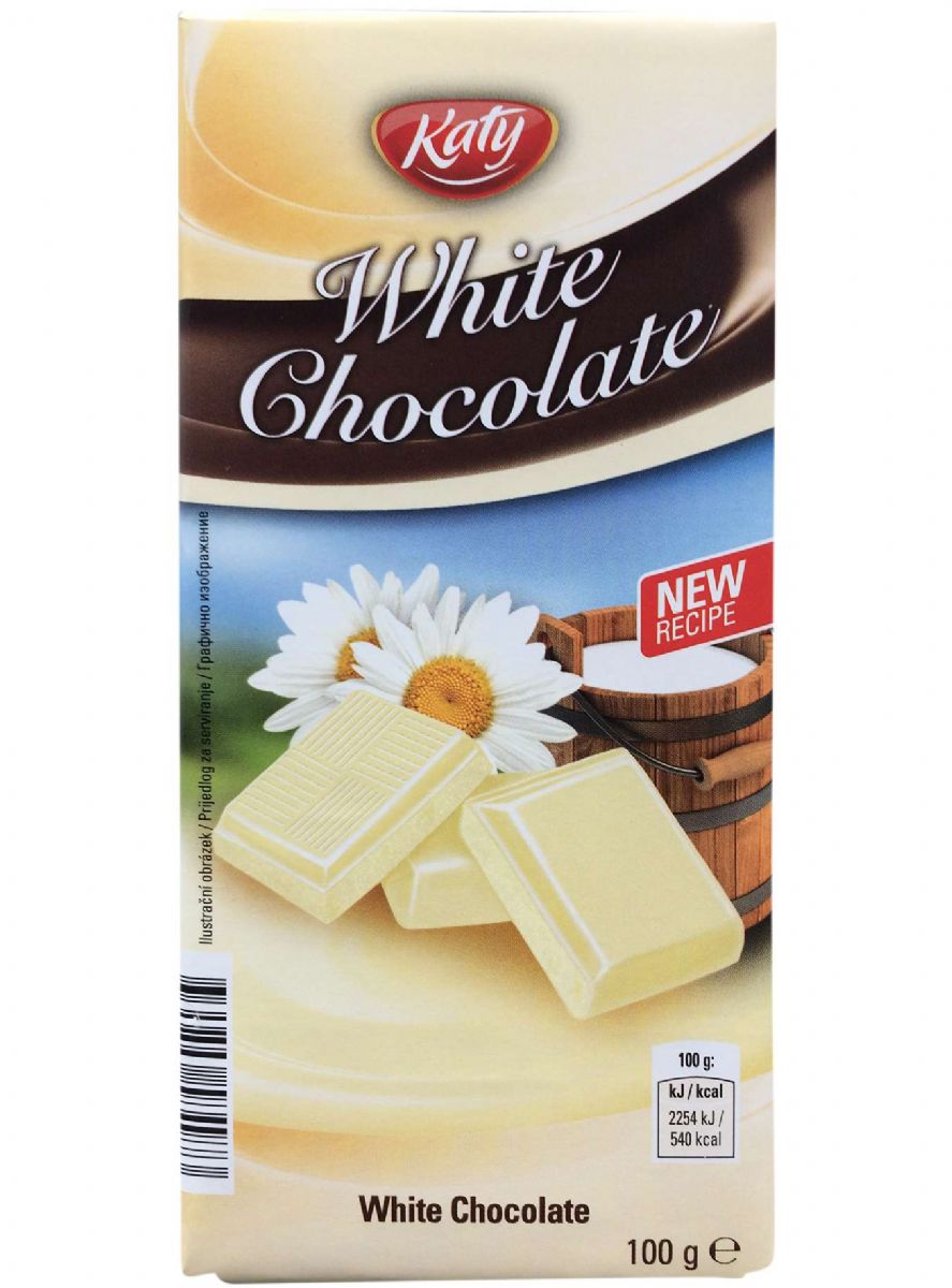 Kaufland informuje o stažení výrobku Katy bílá čokoláda