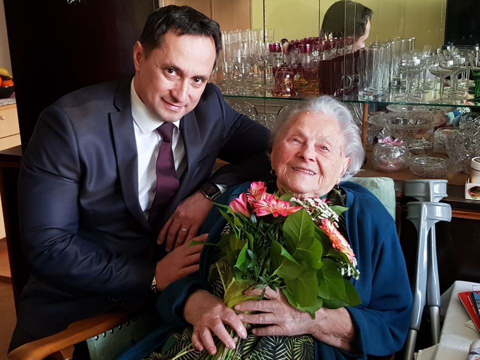 Mariánské Lázně: Paní Marie oslavila 100 let