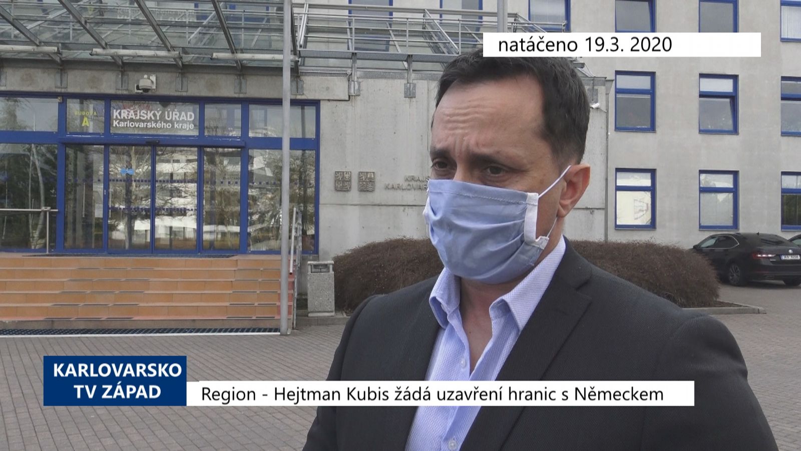 Region: Hejtman žádá uzavření hranic s Německem (TV Západ)