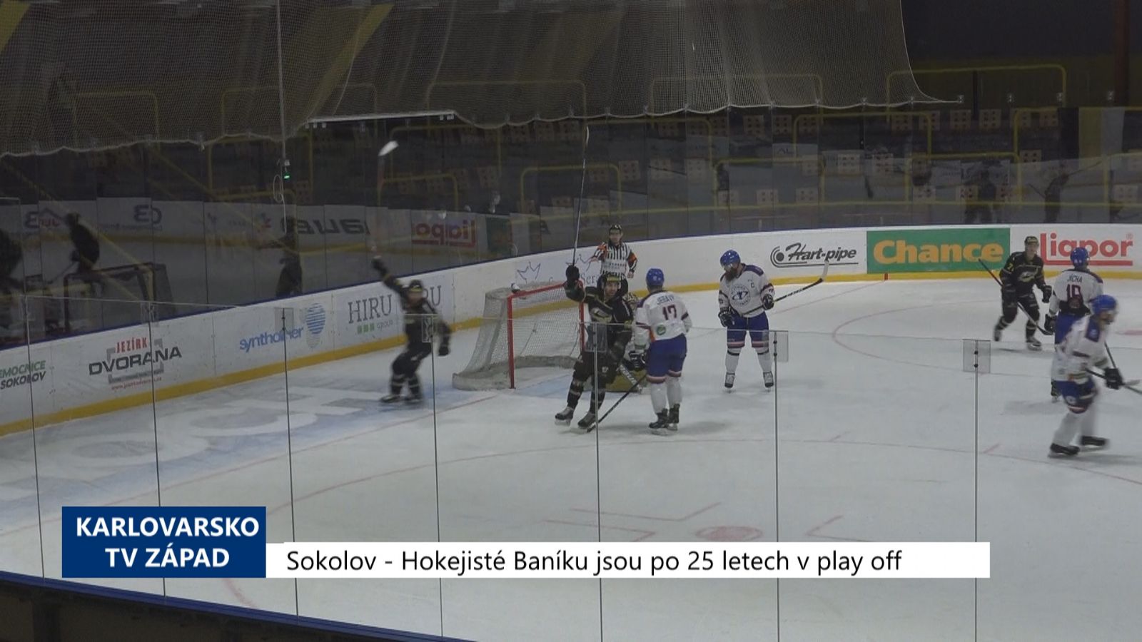 Sokolov: Hokejisté Baníku jsou po 25 letech v play off (TV Západ)