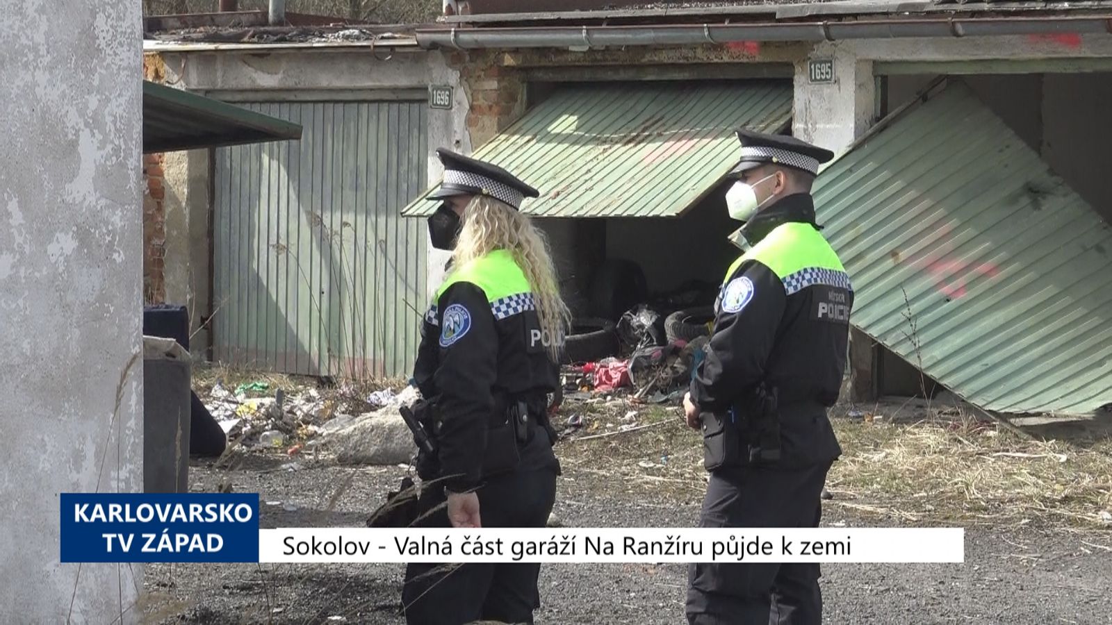 Sokolov: Valná část garáží Na Ranžíru půjde k zemi (TV Západ)