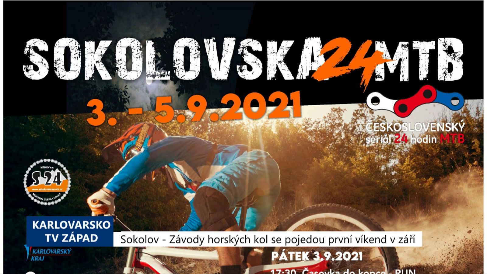 Sokolov: Závody horských kol se pojedou první víkend v září (TV Západ)	