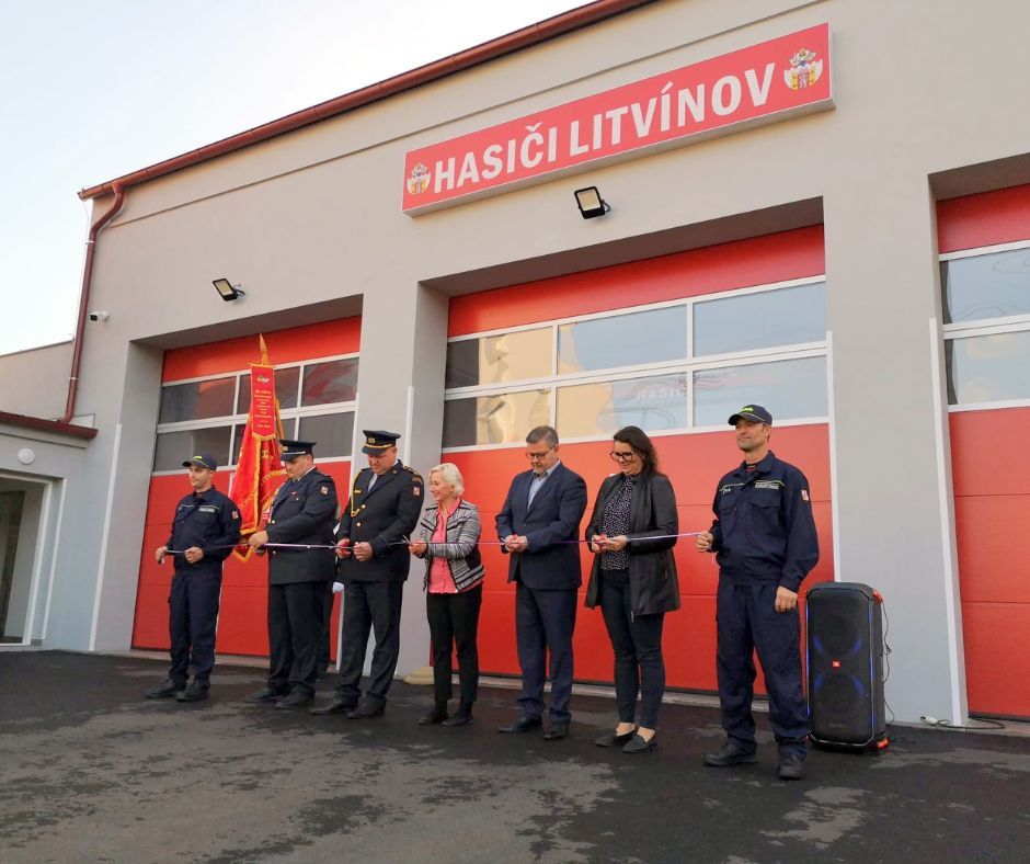 Dobrovolní hasiči v Litvínově mají nové technické zázemí