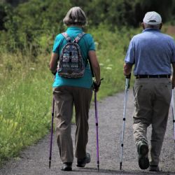 Centrální obvod připravil pro seniory vycházky Nordic Walking