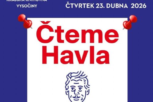 Čteme Havla přinese do Vysočiny programy k připomínce Světového dne knihy