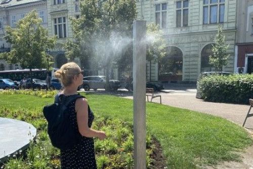 Kde se v Plzni ochladit? Město zapnulo mlžítka, pítka i pumpičky