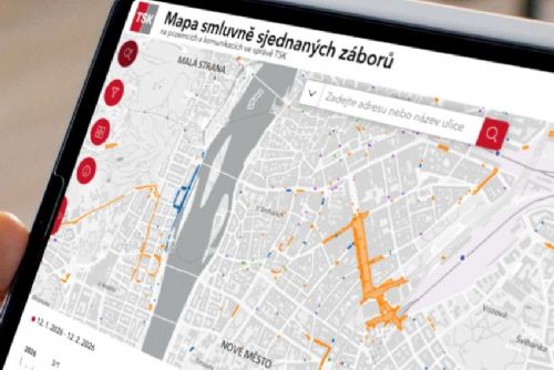 Praha představuje interaktivní mapu záborů veřejného prostoru
