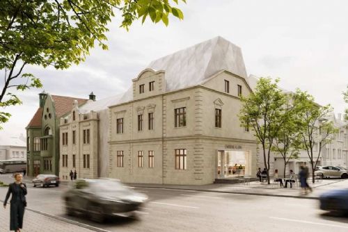 Proměna Středočeské knihovny v Kladně: návrh počítá s kavárnou i zvukovým studiem