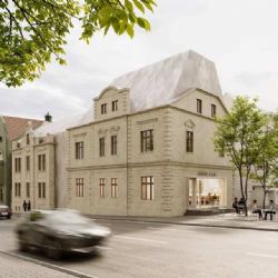 Proměna Středočeské knihovny v Kladně: návrh počítá s kavárnou i zvukovým studiem