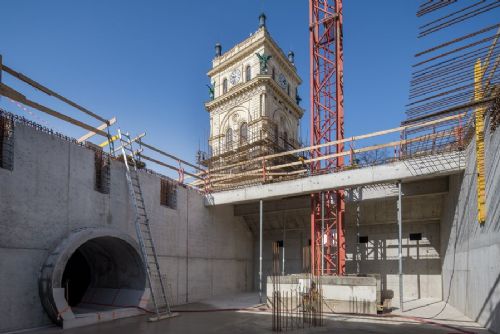 Hydropolis na Vinohradech je v polovině rekonstrukce. Otevření centra plánují na podzim 2027
