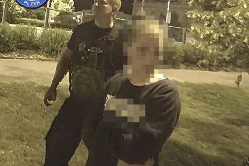 Krátce po půlnoci našli strážníci v parku u Hlavní pošty mladistvou, která se vydávala za svou sestru